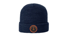 Zimní čepice GRUNDÉNS Anchor Waffle Beanie - Navy