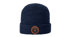 Zimní čepice GRUNDÉNS Anchor Waffle Beanie - Navy