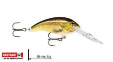 Wobler jednodílný Shad Dancer RAPALA 4 cm