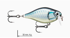 Wobler jednodílný X-Light Crank Shallow Runner 3,5 cm RAPALA